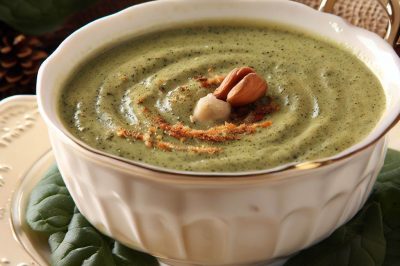 Cream of Spinach and Nutmeg Soup