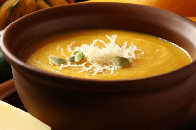 Cream of Squash and Parmesan Soup