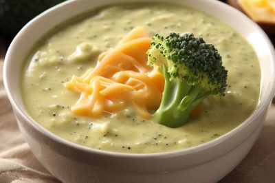 Creamy Broccoli and Cheddar Soup