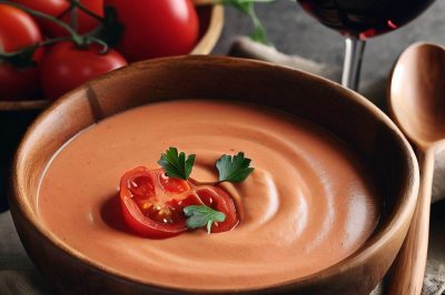 Creamy Vegan Tomato and Wine Soup