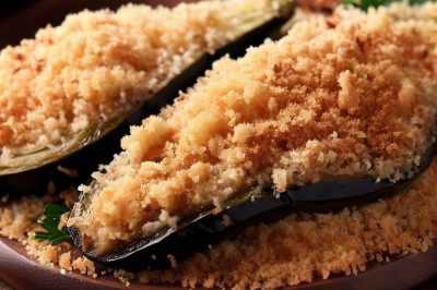 Crispy Fried Eggplant with Panko Breadcrumbs