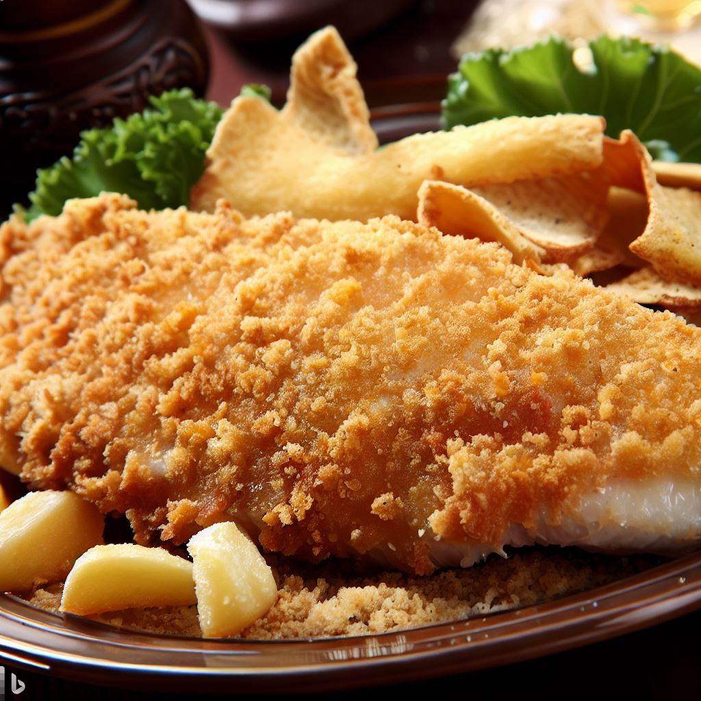 Crispy Fried Fish with Breadcrumbs