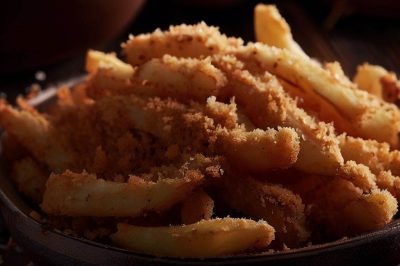 Crispy Fried Potatoes with Breadcrumbs