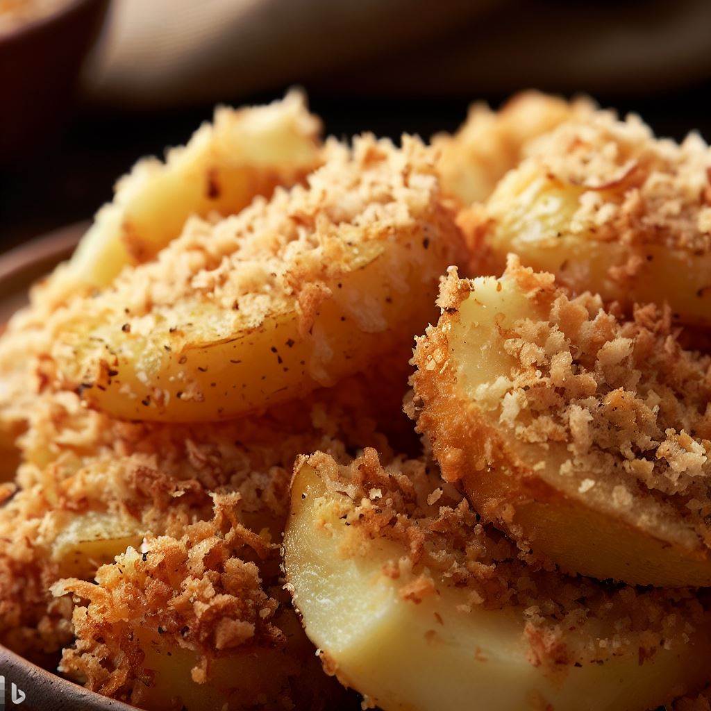 Crispy Fried Potatoes with Panko Breadcrumbs