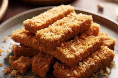 Crispy Fried Tempeh with Panko Breadcrumbs