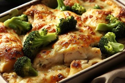 Delicious One-Serving Chicken and Broccoli Bake