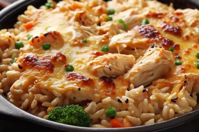 Delicious One-Serving Chicken and Rice Bake