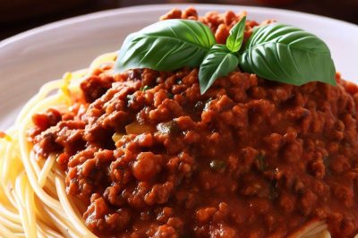 Delicious Spaghetti Bolognese