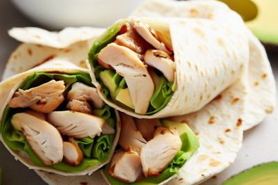Easy Chicken and Avocado Wrap