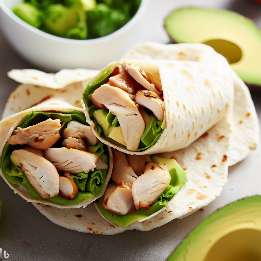Easy Chicken And Avocado Wrap