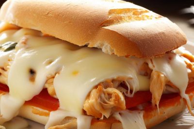 Easy Chicken and Mozzarella Melt