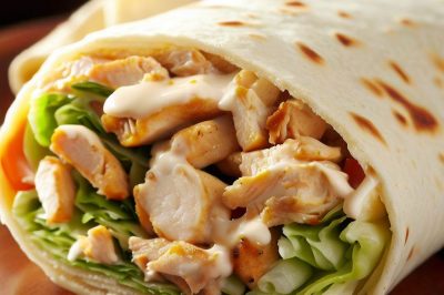 Easy Chicken and Ranch Wrap
