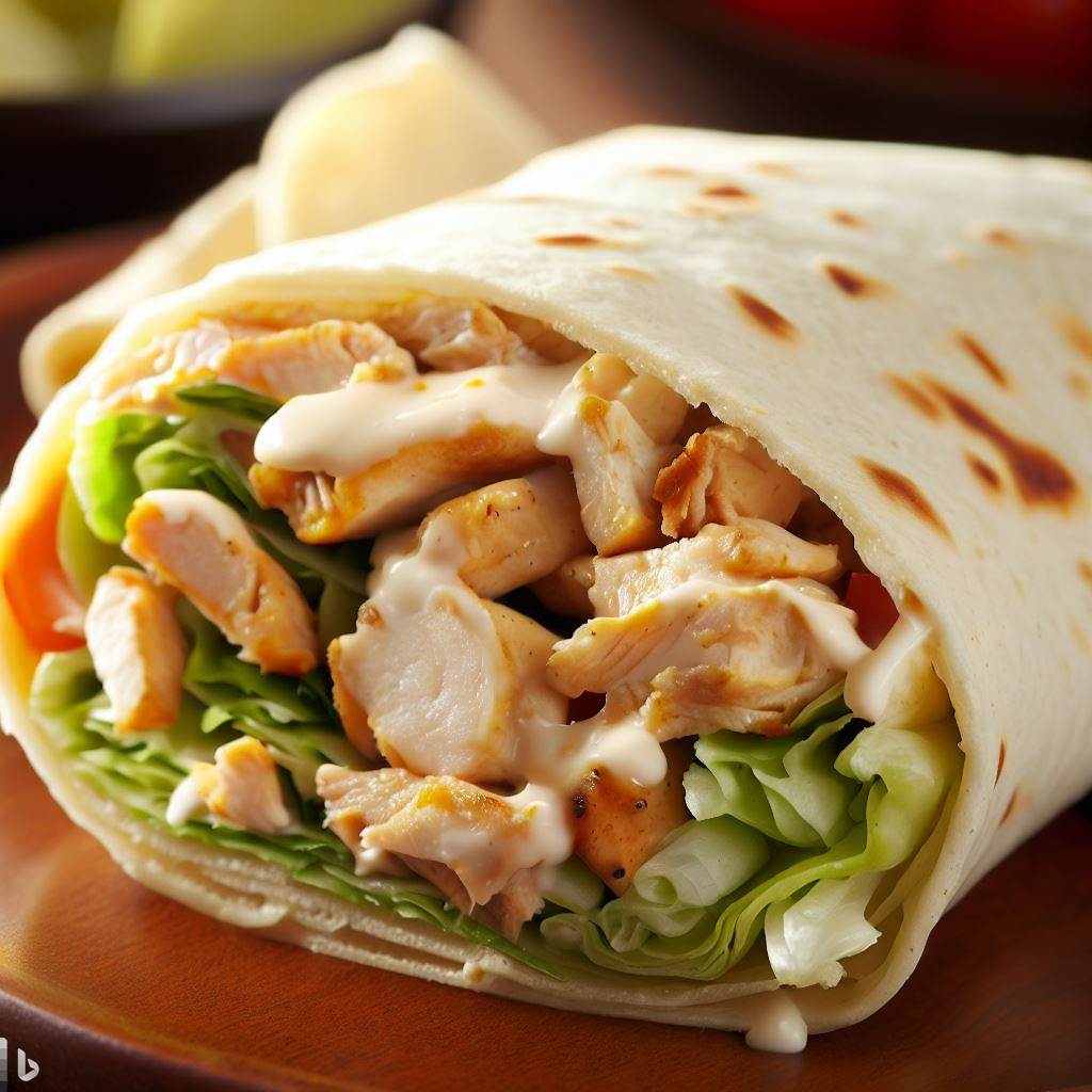 Easy Chicken and Ranch Wrap
