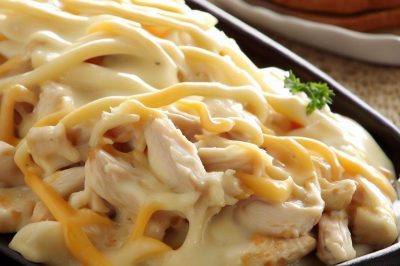 Easy Chicken and Swiss Cheese Melt