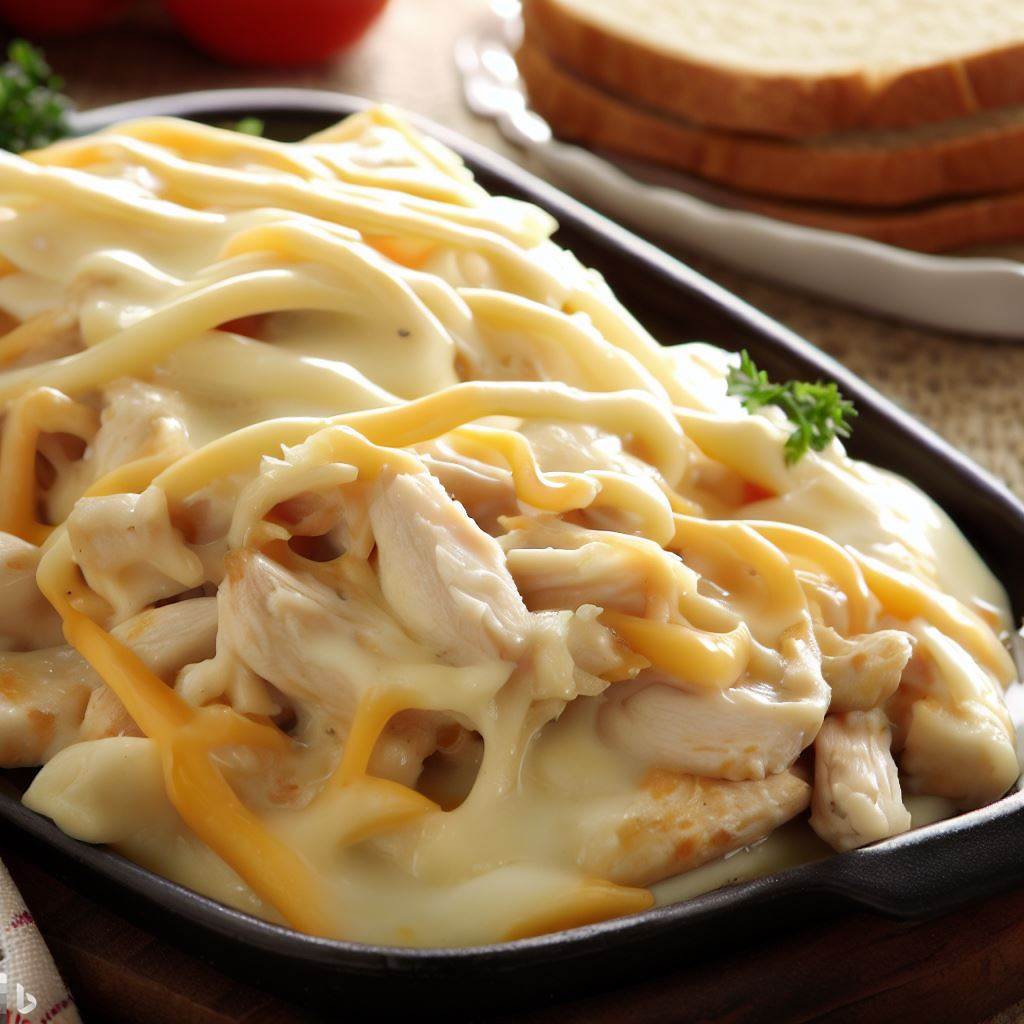 Easy Chicken and Swiss Cheese Melt