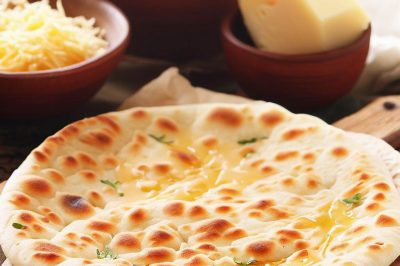 Easy Flatbread with Cheese