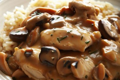 Easy One-Serving Chicken Marsala