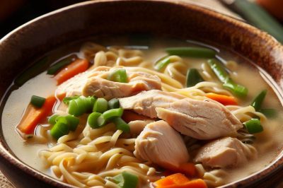 Easy One-Serving Chicken Noodle Soup