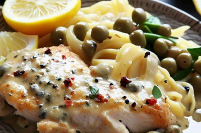 Easy One-Serving Chicken Piccata