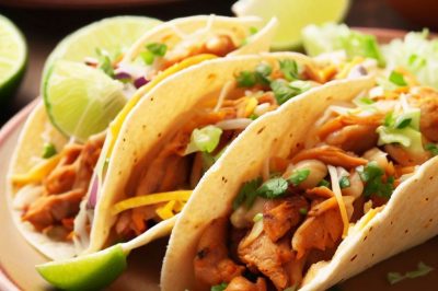 Easy One-Serving Chicken Tacos
