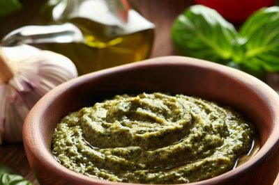 Easy One Serving Pesto Sauce