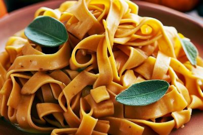 Fettuccine with Butternut Squash and Sage