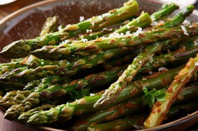 Fried Asparagus with Herbs