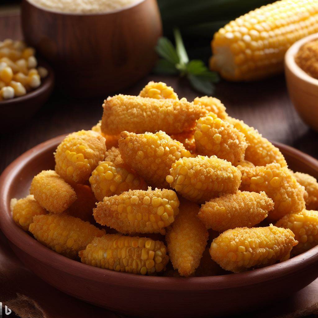 Fried Corn with Cornmeal