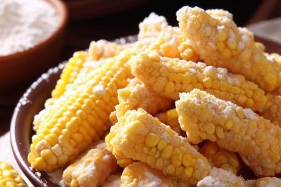 Fried Corn with Flour