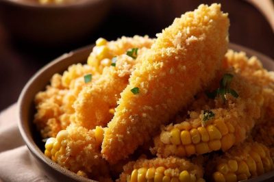 Fried Corn with Panko Breadcrumbs