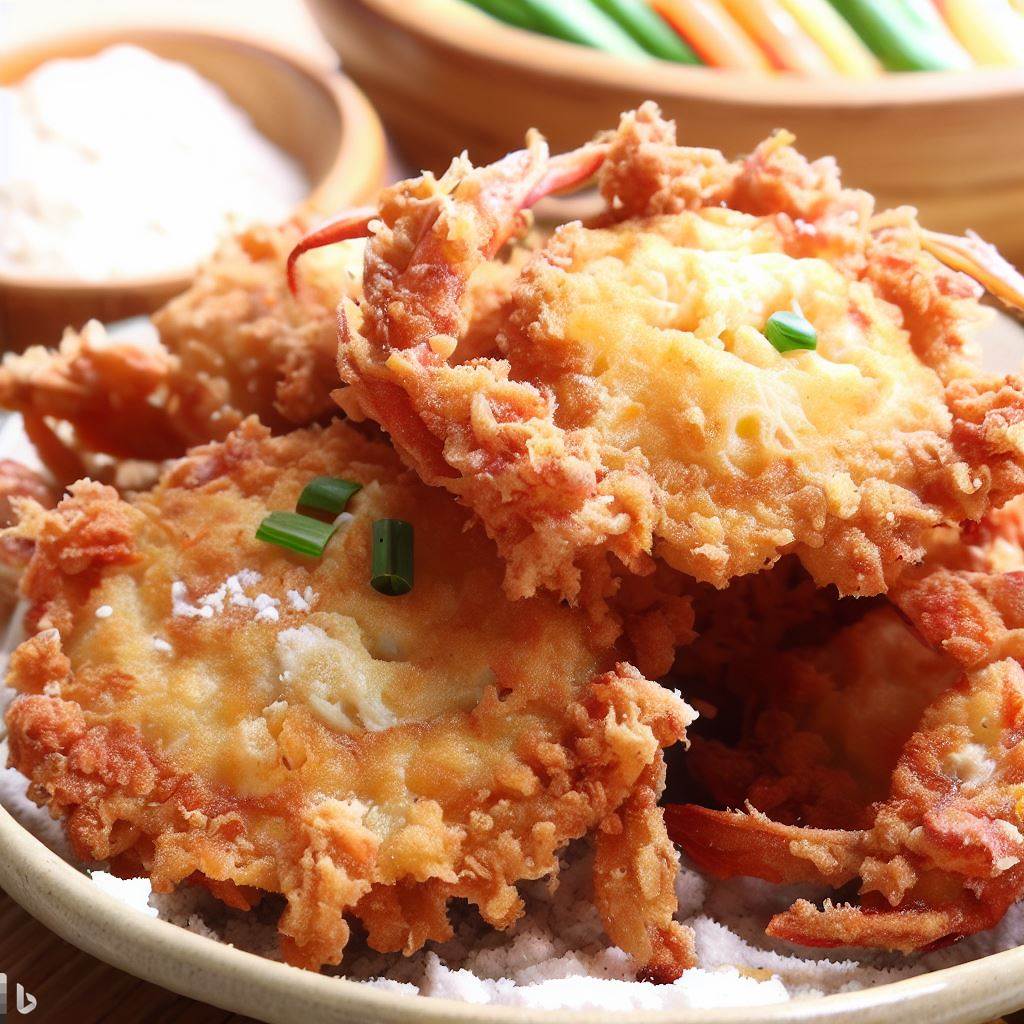 Fried Crab Cakes with Flour