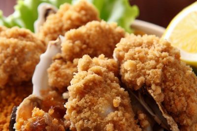 Fried Oysters with Breadcrumbs