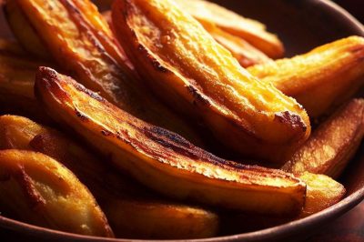 Fried Plantains with Flour