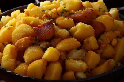 Fried Pumpkin with Breadcrumbs