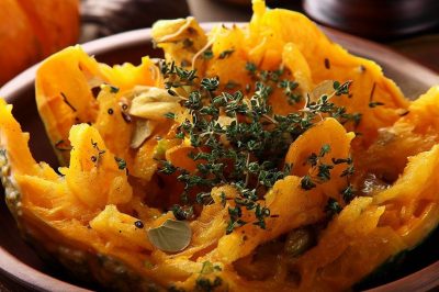 Fried Pumpkin with Herbs