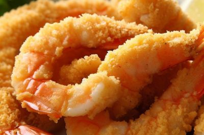 Fried Shrimp with Breadcrumbs