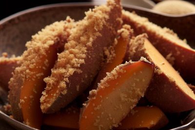 Fried Yams with Panko Breadcrumbs