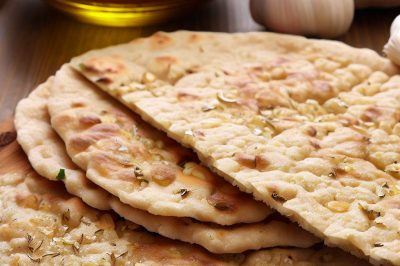 Gluten Free Flatbread with Garlic