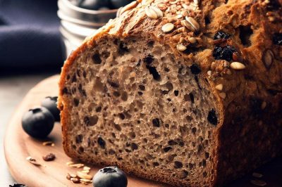 Gluten Free Whole Grain Blueberry Bread