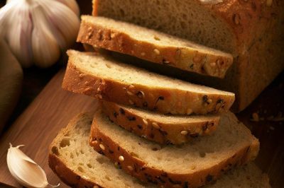 Gluten Free Whole Grain Garlic Bread