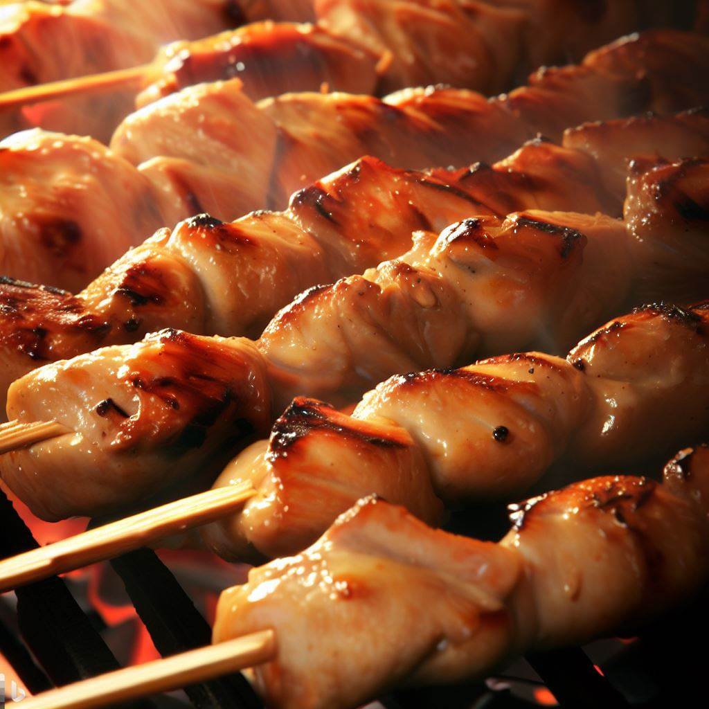 Grilled Chicken Skewers