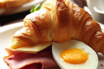 Ham and Egg Breakfast Croissant