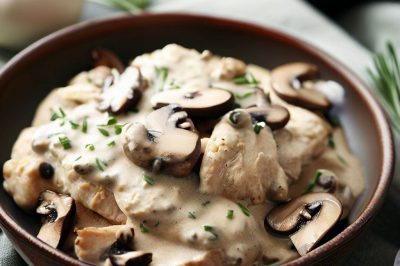 Keto Creamy Mushroom Chicken