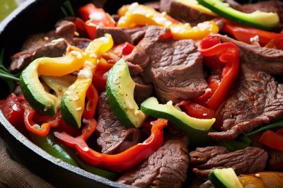 Keto Steak Fajitas