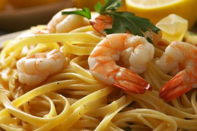 Linguine with Lemon and Shrimp