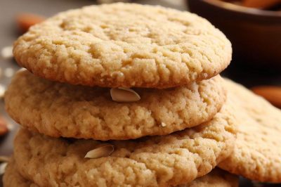 Low Sugar or Sugar Free Almond Cookies