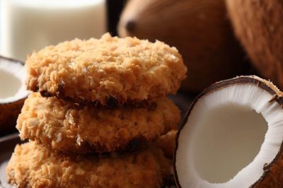 Low Sugar or Sugar Free Coconut Cookies