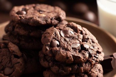 Low Sugar or Sugar Free Dark Chocolate Chip Cookies