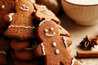 Low Sugar or Sugar Free Gingerbread Cookies