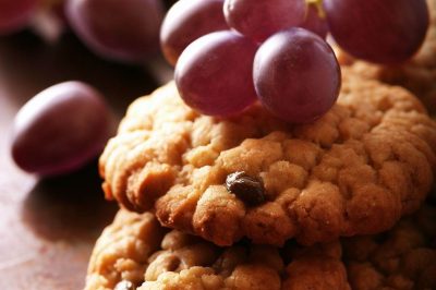 Low Sugar or Sugar Free Grape Cookies